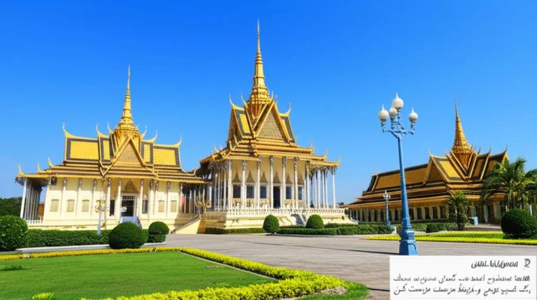کاخ سلطنتی پنوم پن Royal Palace at Phnom Penh