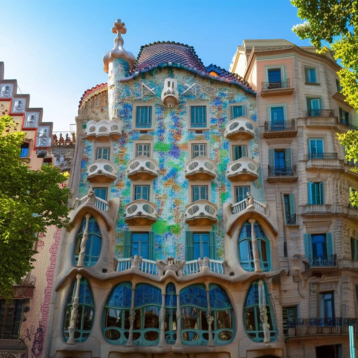 کازا بالیو Casa Batlló در اسپانیا
