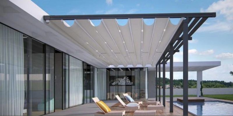 استخر | ساختمان هزینه نصب و نگهداری سقف متحرک پارچه ای