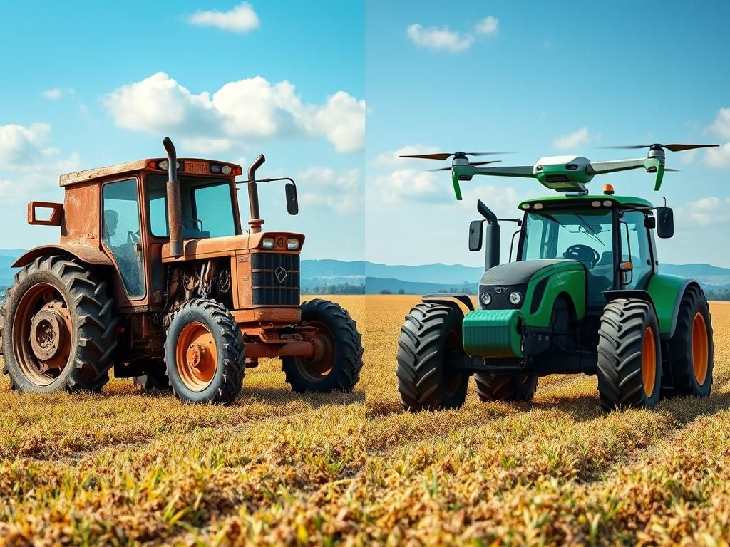 تفاوت نسل جدید و قدیم ادوات کشاورزی از نظر عملکرد