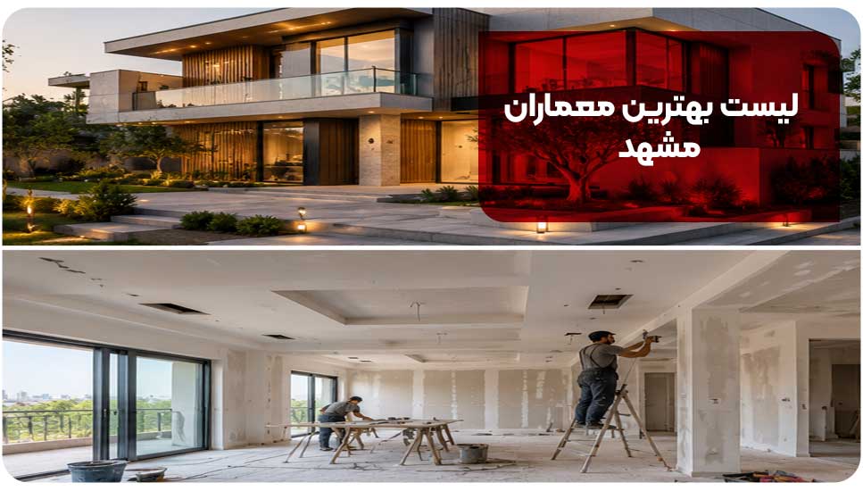 لیست بهترین معماران مشهد این 10 تا هستند! | آدرس + شماره تماس
